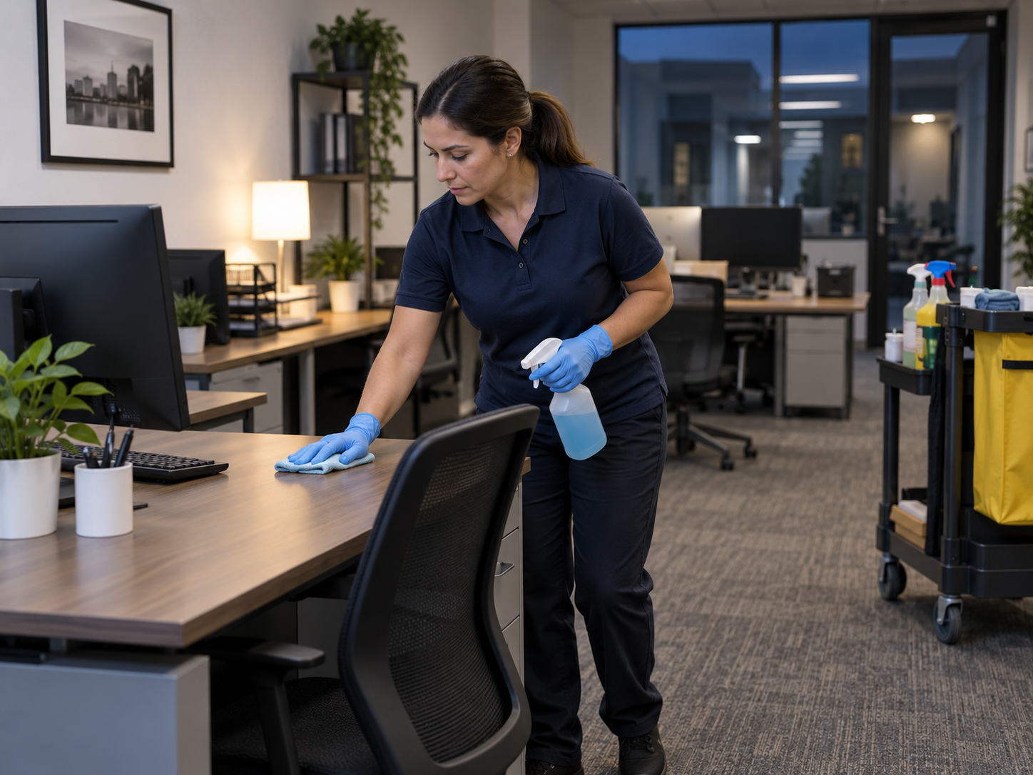 Professional commercial office cleaning